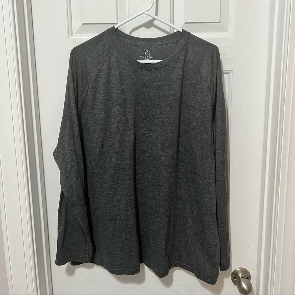 George - XL Long Sleeve Gray Shirt